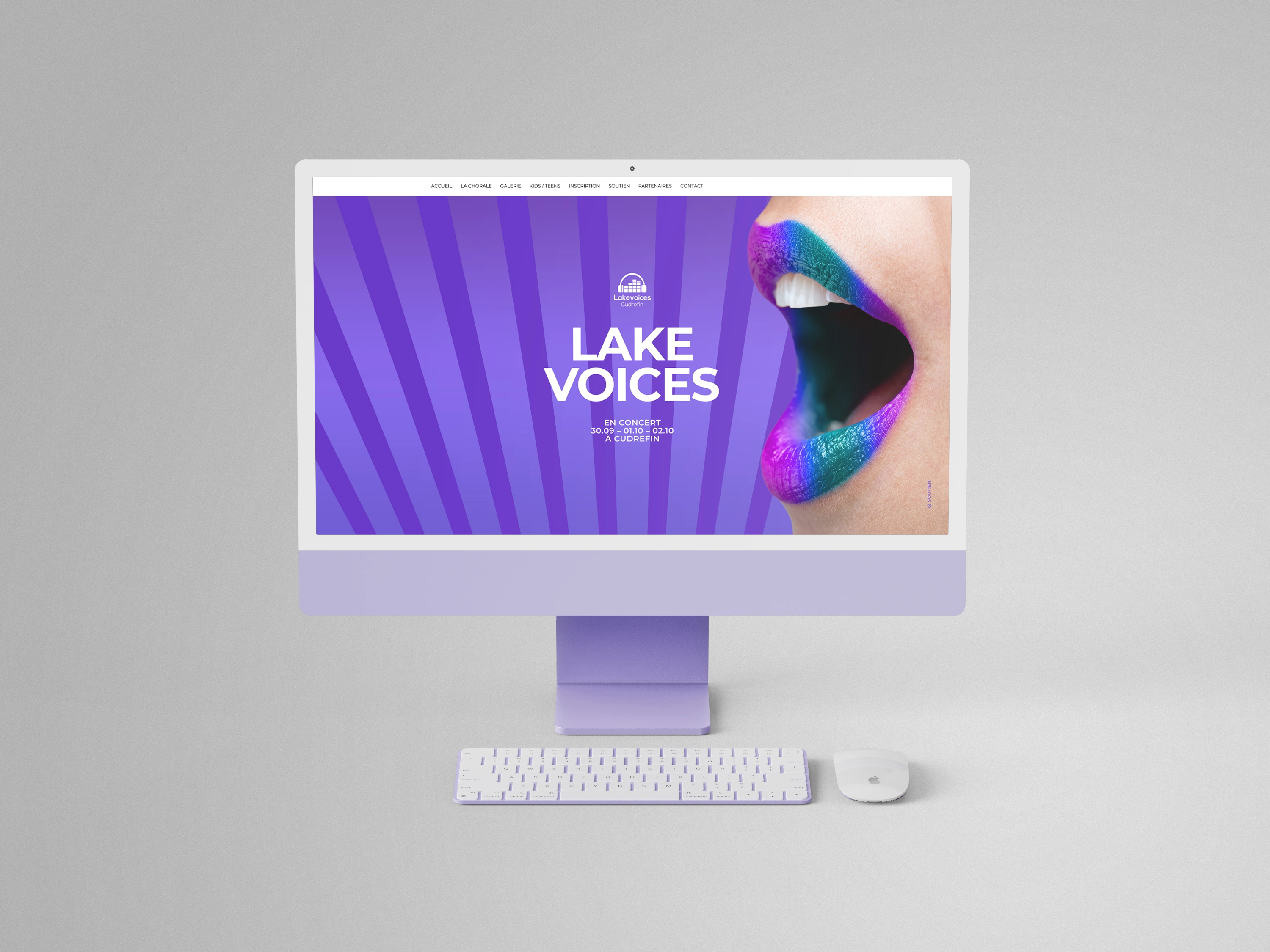 Lakevoices, la home-page.