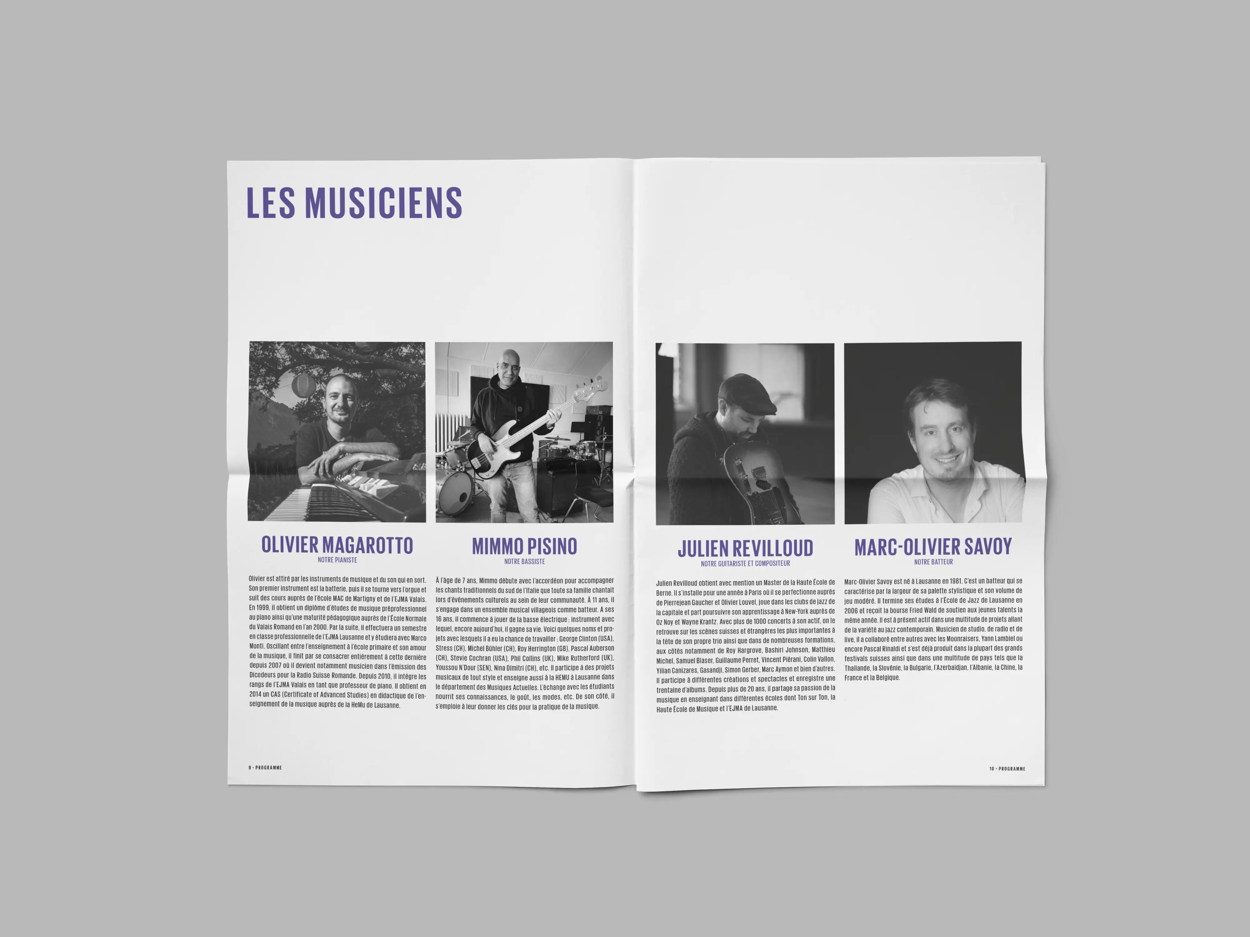 Lakevoices, pages interieures du programme.